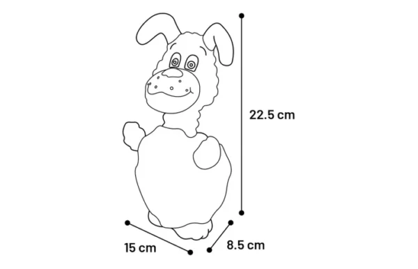 SPEELGOED WISAL BEER & EZEL & HOND MET BAL MEERDERE KLEUREN - Afbeelding 7
