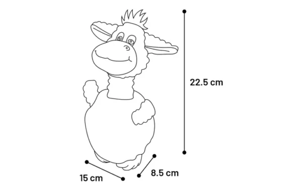 SPEELGOED WISAL BEER & EZEL & HOND MET BAL MEERDERE KLEUREN - Afbeelding 6