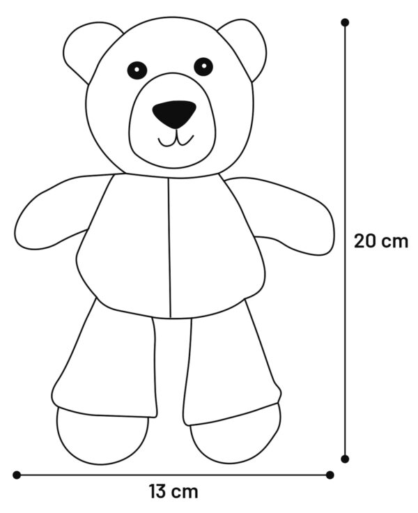 SPEELGOED PUPPY NILAK BEER MEERKLEURIGG - Afbeelding 3