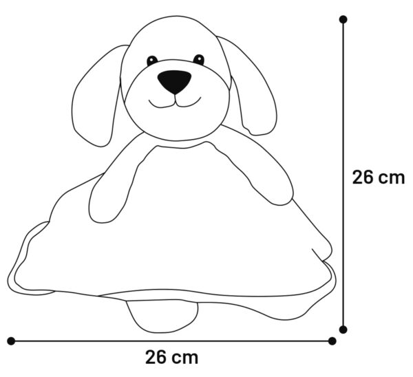 SPEELGOED PUPPY NILAK HOND MEERKLEURIG - Afbeelding 3