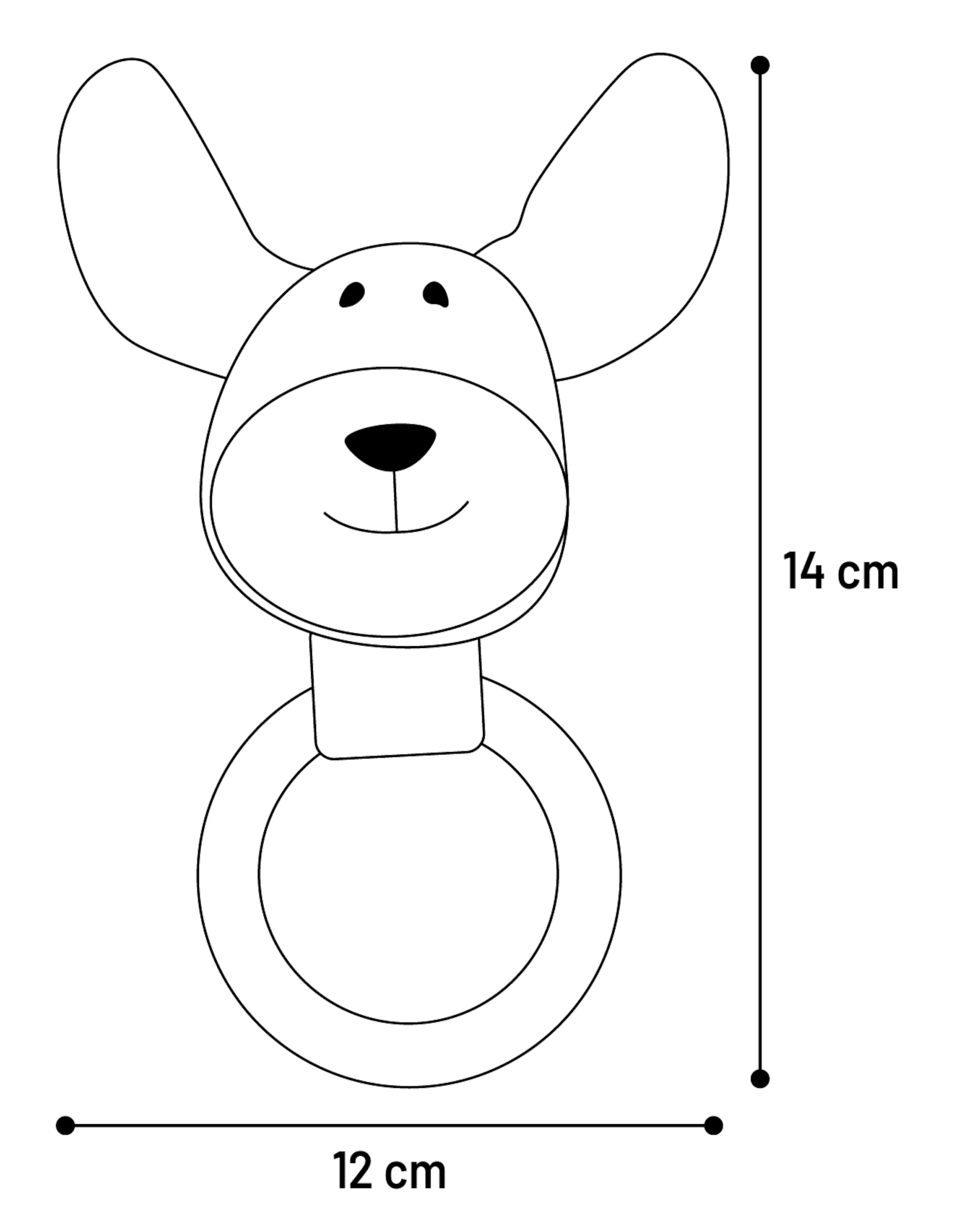 SPEELGOED PUPPY IRAJA HOND & KAT & MUIS MEERDERE KLEUREN - Afbeelding 5