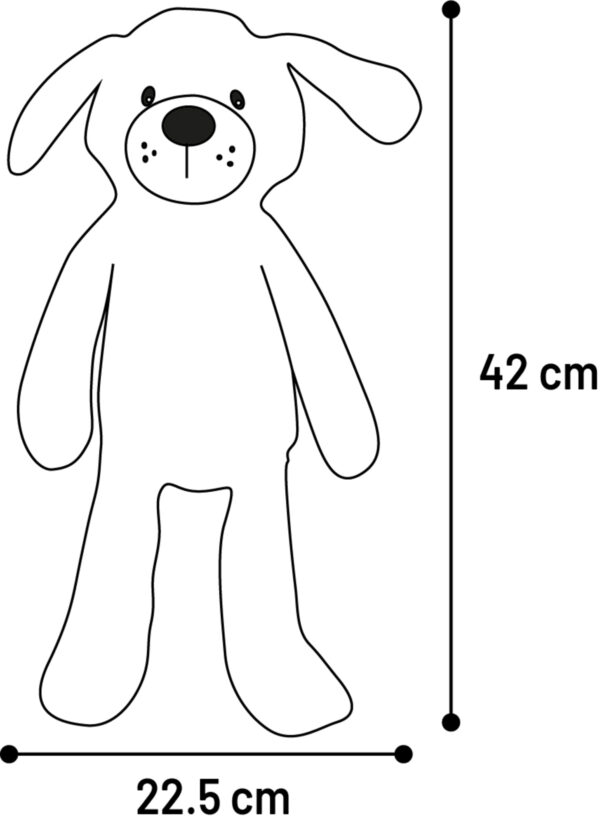 SPEELGOED ROZA HOND ROZE - Afbeelding 3