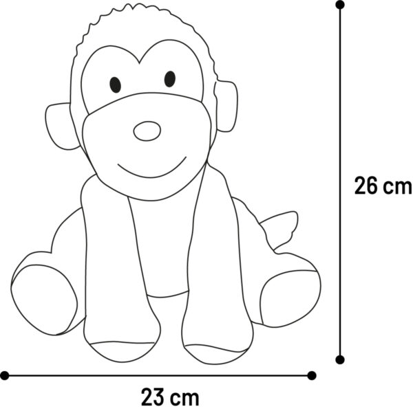 SPEELGOED AZOR AAP ROZE NIEUW - Afbeelding 3