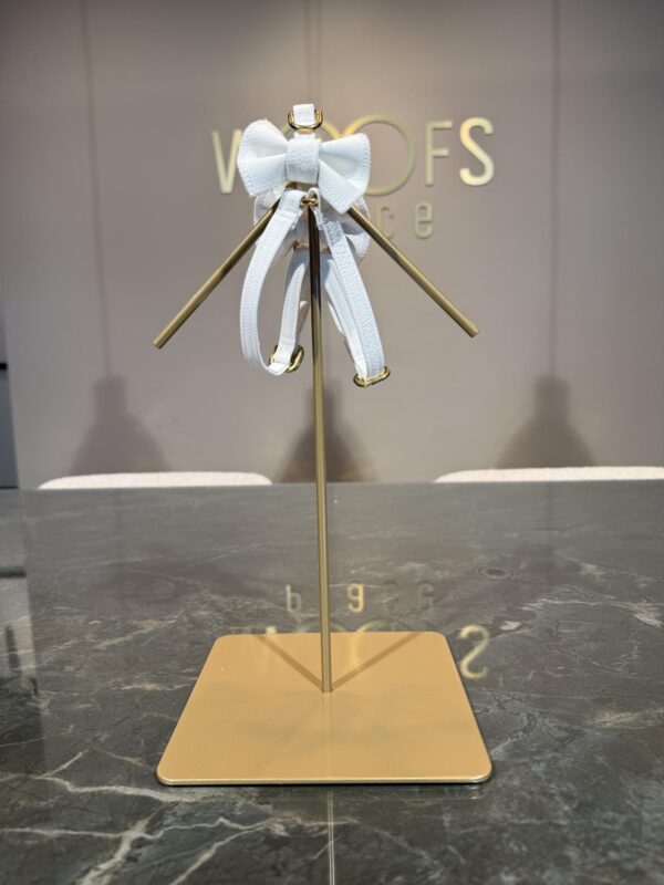 Fifi Full Metal White Leather Gold - Image 3