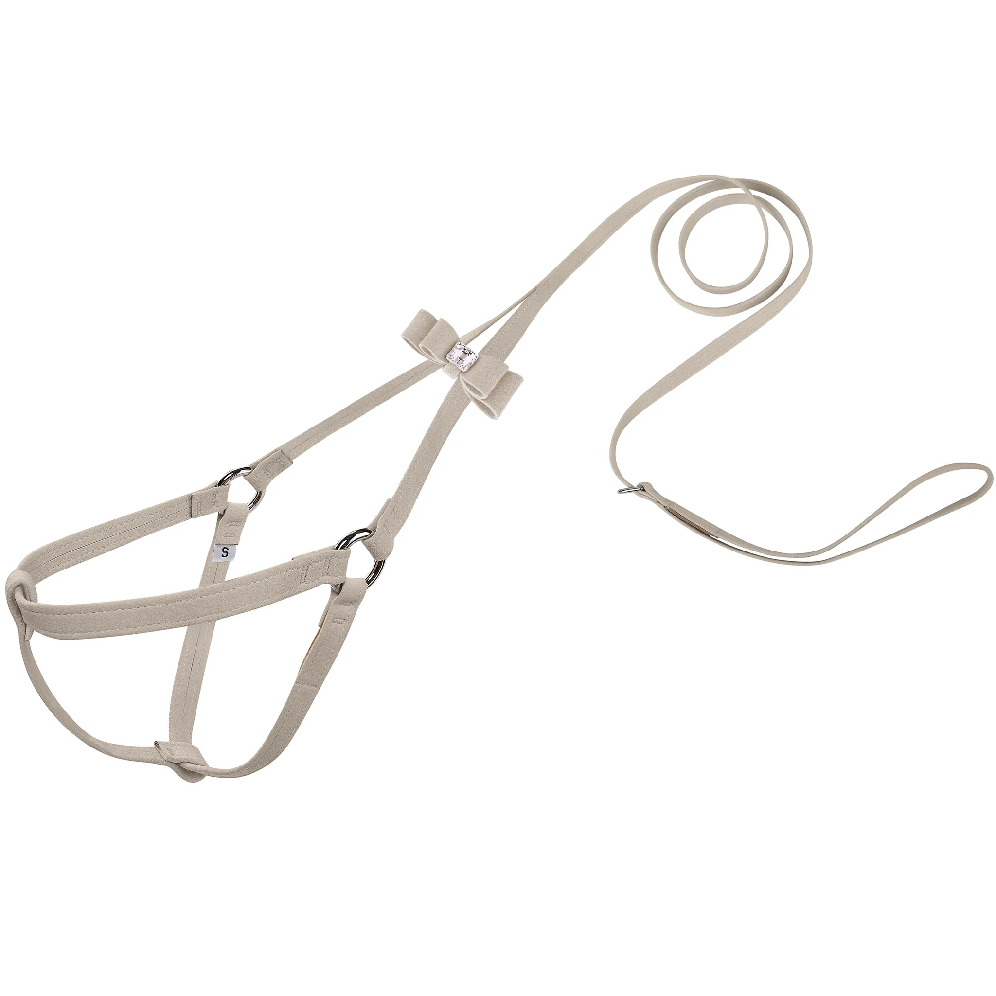 Big Bow Step N Go Leash Harnas - Doe