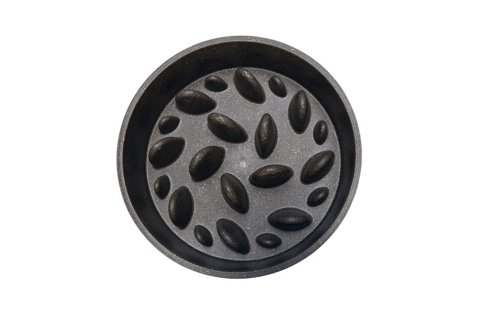 Designed by Lotte Anti Schrokbak Pom – Hondenvoerbak – Bamboo – Grijs - 30 % korting - Afbeelding 2