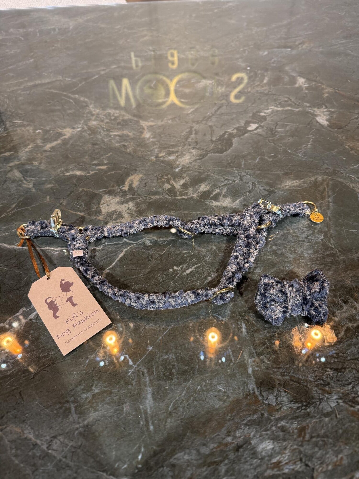 Fifi Lilly Clear + Full Metal Gold + Curl Night Harness - Afbeelding 2