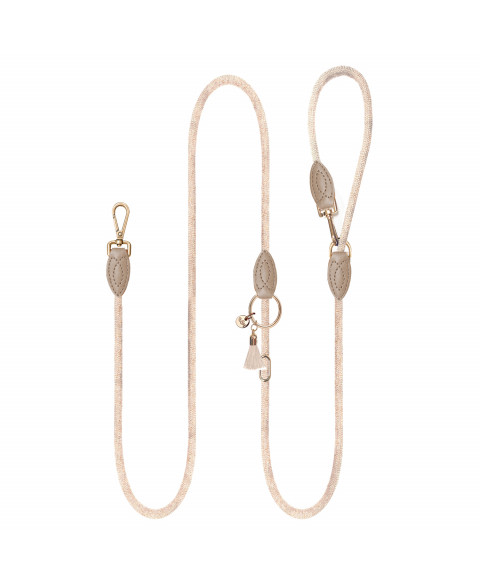 Milk And Pepper - Kaya Multifunction Leash - Beige/Dore - Afbeelding 2