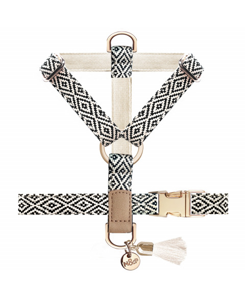Milk And Pepper - Oroko Strap Harness - Noir/Ecru - Afbeelding 2