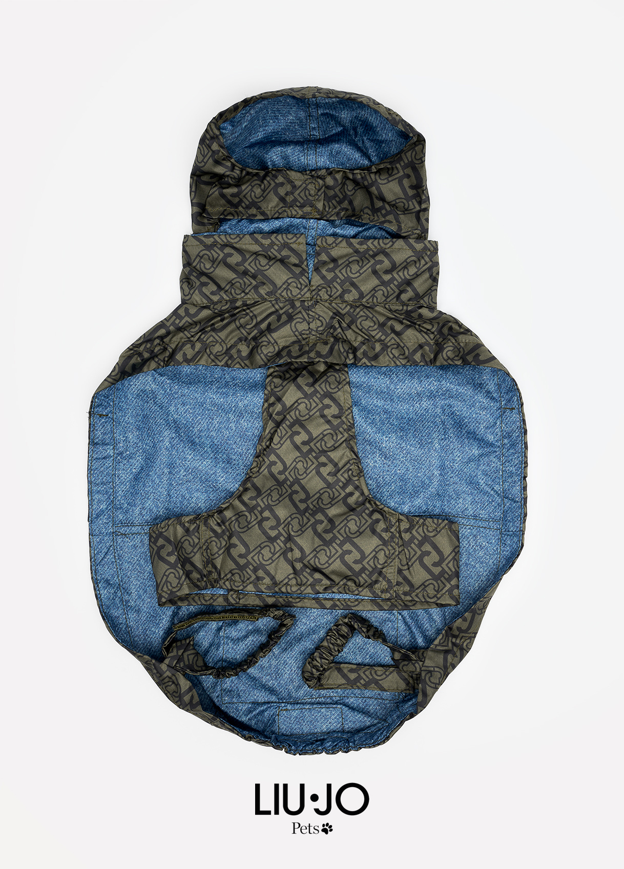 Liu•Jo Pets Regenjasje – “Military Street” - 25 % Korting - Afbeelding 3