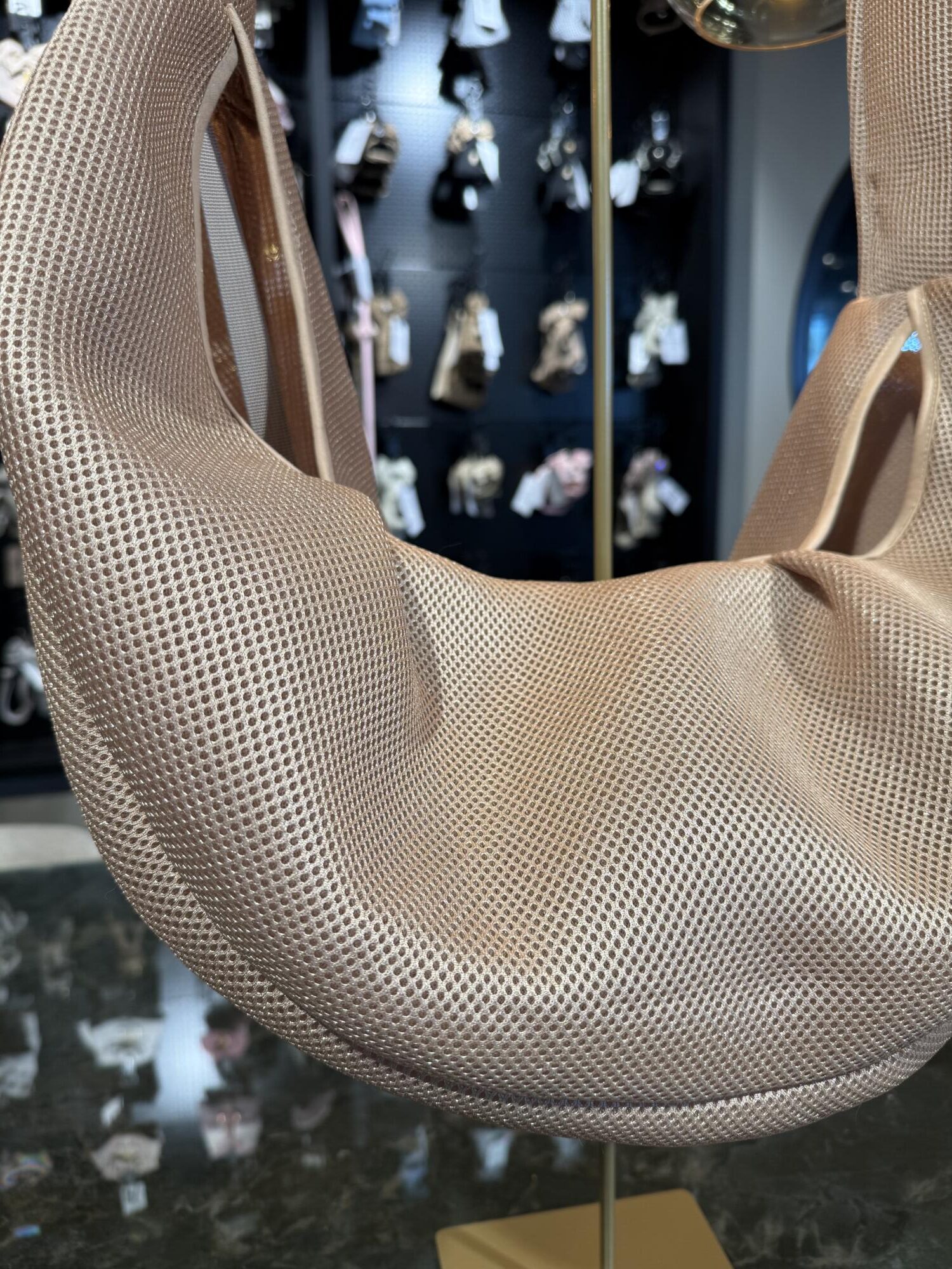 ElitePuppy Club – Zomer Draagtas Beige / Nude - Afbeelding 2