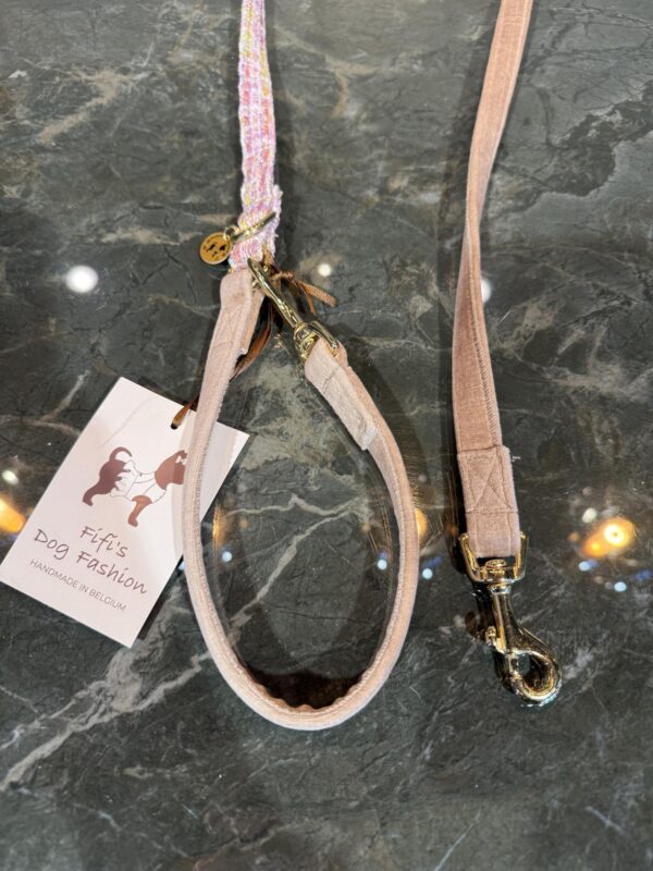 Fifi's Dogfashion - Korte Lijn Summer Beige Velvet - Afbeelding 2