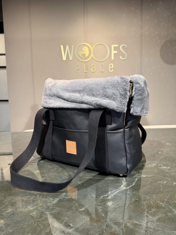 BauBau Annalisa Bag Eco Leather Tango Black + Catorino Grey - Image 4