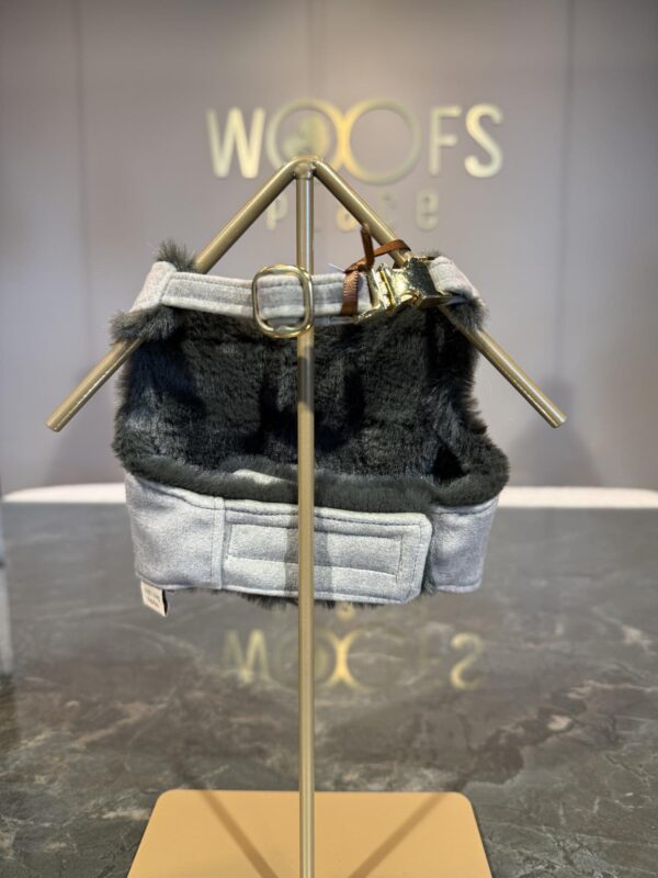 Fifi's Dog Fashion - Noya Harness Velvet Herb gold - Image 3