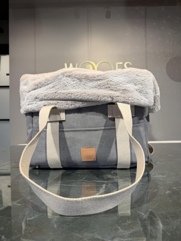 BauBau Annalisa Bag Denim Pewter + Castorino Sand - Image 4