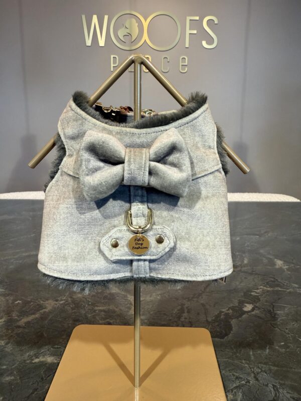 Fifi's Dog Fashion - Noya Harness Velvet Herb gold - Image 2